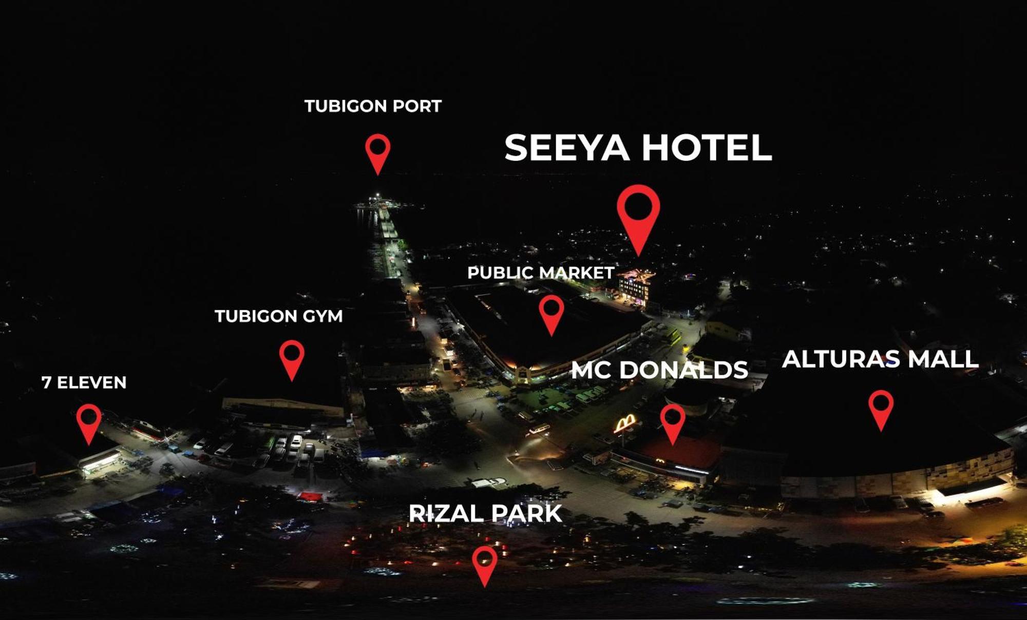 Seeya Hotel Tubigon Exteriör bild